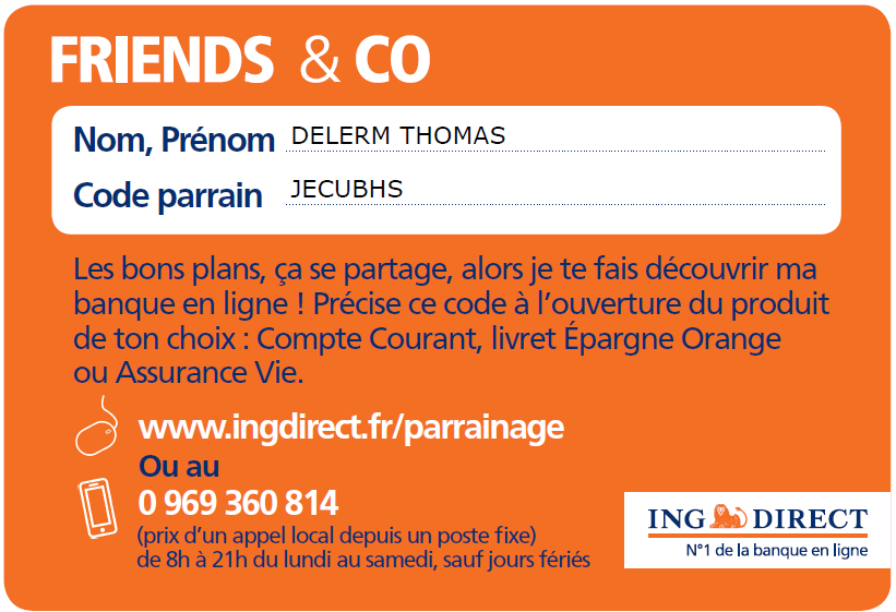 parrainage ing direct